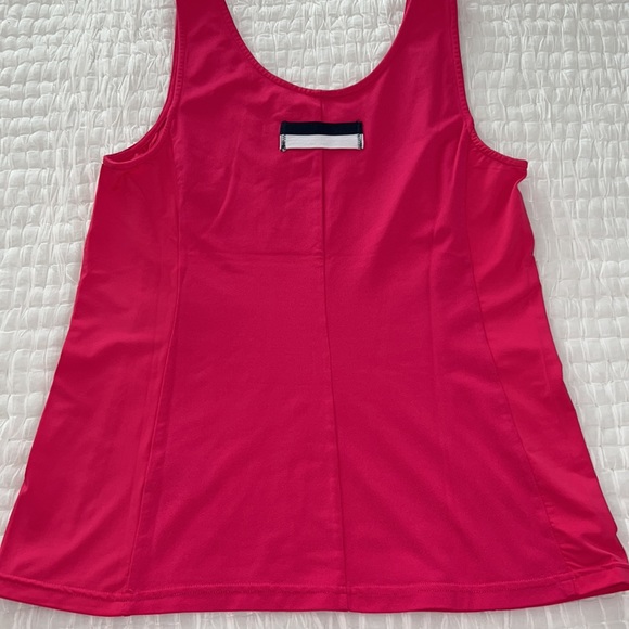 Fila Bright Pink w/white Detail tennis tank , LG, Vintage - Picture 7 of 9